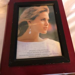 VINTAGE wooden pic album